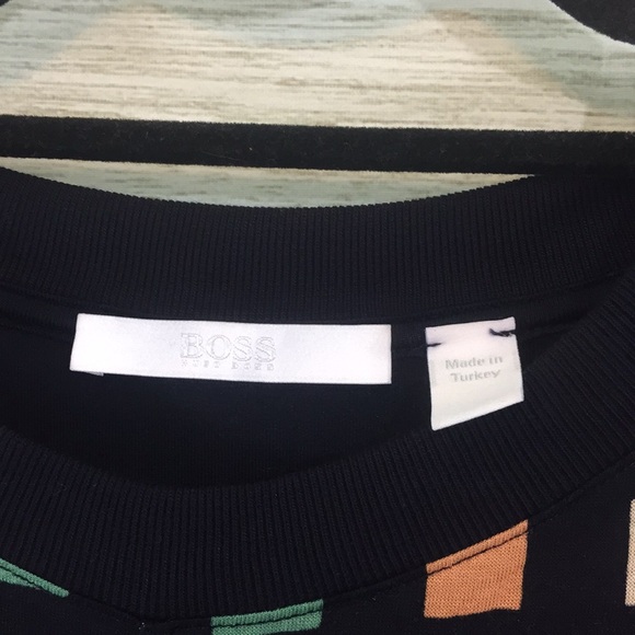 BOSS HugoBoss Esetta CubeGeometric Print MidiDress • size S - Picture 11 of 15